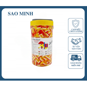 Thạch Trái Cây 3 Màu Douxian Hũ 2,5Kg