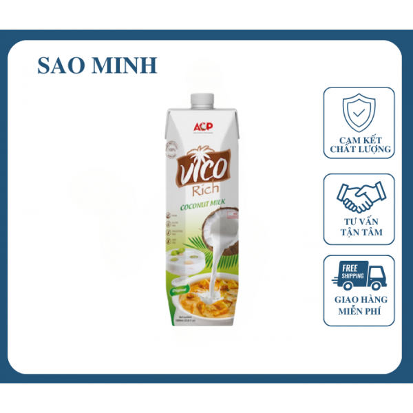 Nước Cốt Dừa - Vico 1L